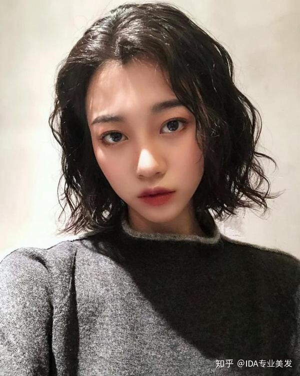 ida美发|巨好看的短发,羊毛卷复古,日系短发元气,显脸小还清纯