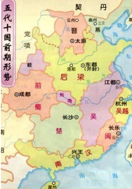 五代十国时期南吴南唐都占据哪些地盘
