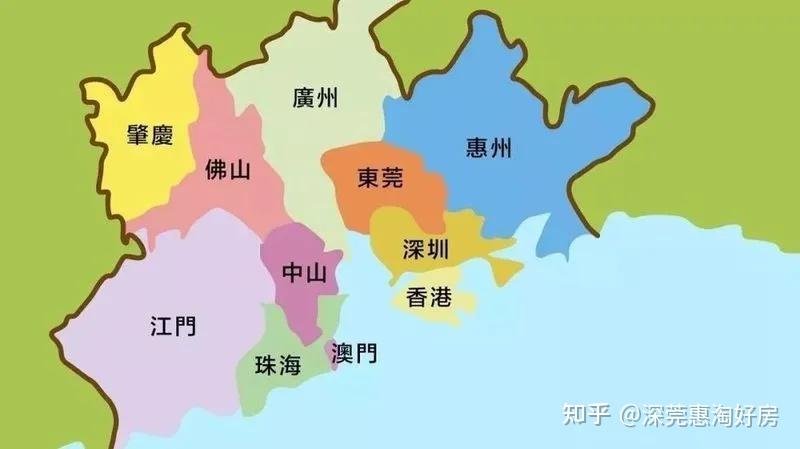 这里将成大湾区中心深圳前海东莞滨海广州南沙中山翠亨珠海唐家湾横琴