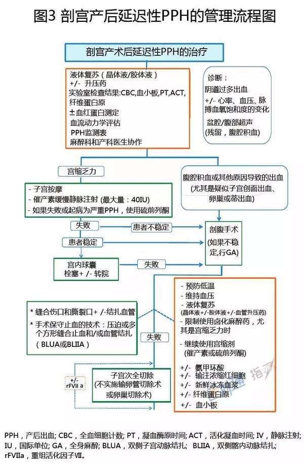 有效控制产后出血,可考虑采用手术或子宫动脉栓塞进行介入治疗(c级)