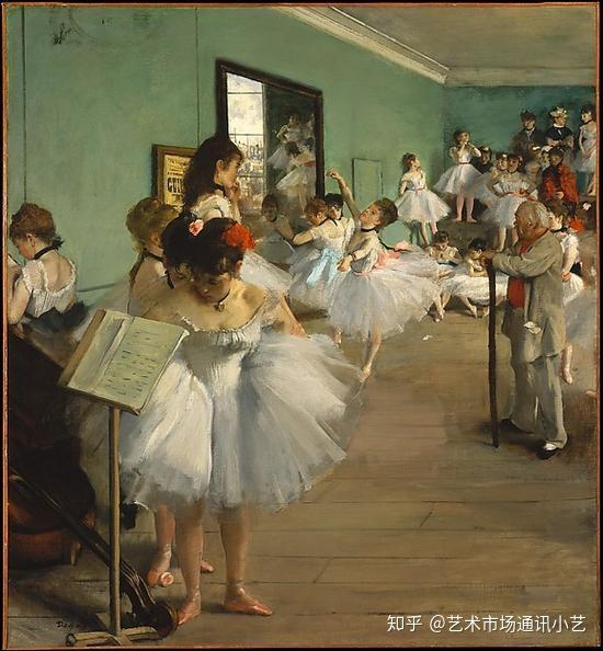 《舞蹈课(dancing class)1874年