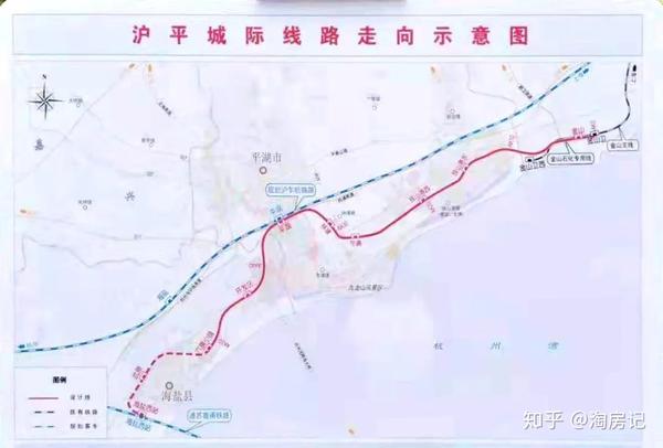 平湖新埭机场以北就是金山高铁北站, 如再以沪平城际作为通联,宛如第