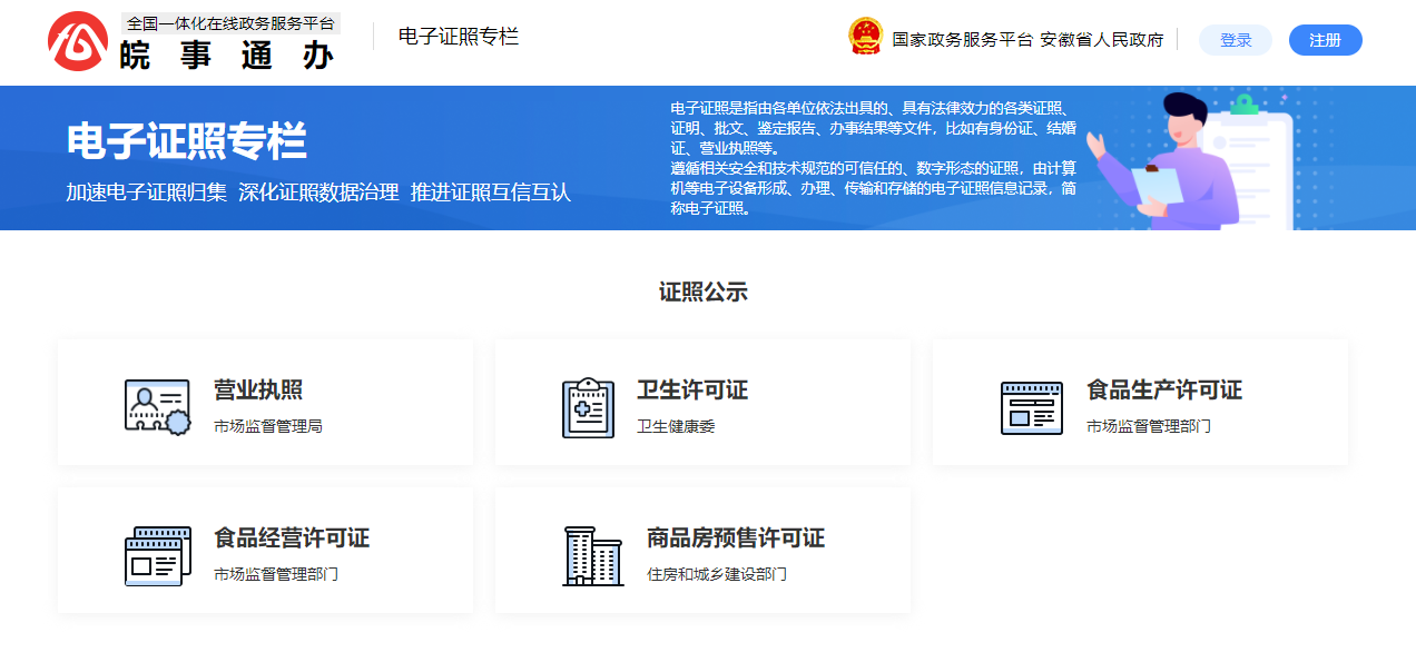 好消息电子证照可以网上查验啦