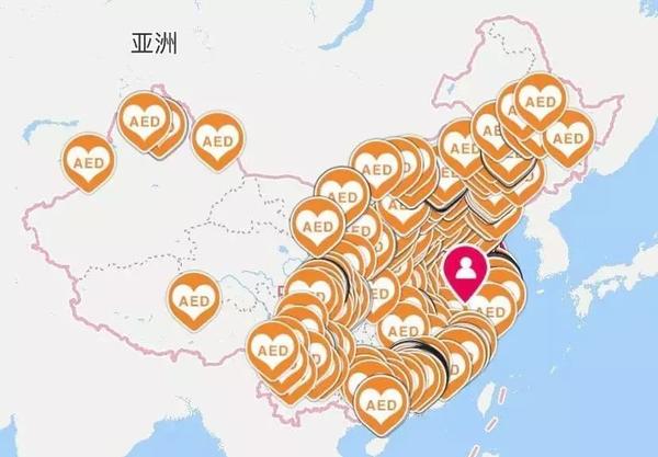 众包急救aed地图