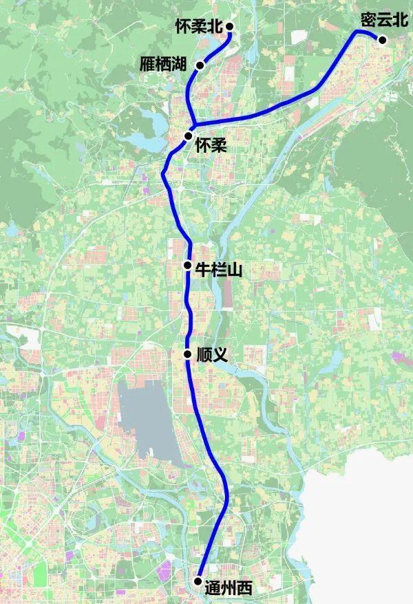 s8市郊铁路环北京城际铁路原来密云轨道交通还有这么多规划