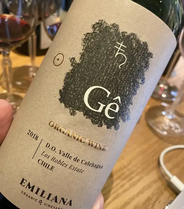 valle de colchagua,valle音响 78,2018年艾米莉亚娜酒庄ge罗伯园干红 emiliana valle de colchagua