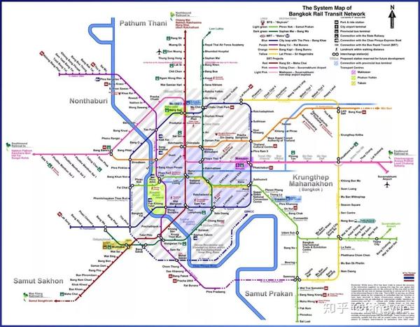 曼谷地铁图