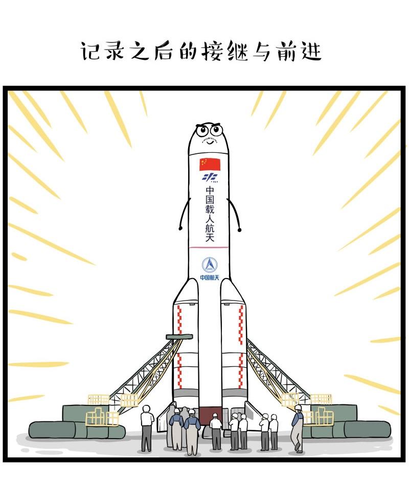 贺中国空间站核心舱发射成功,吾皇万睡科普漫画上线,天和核心舱趣味