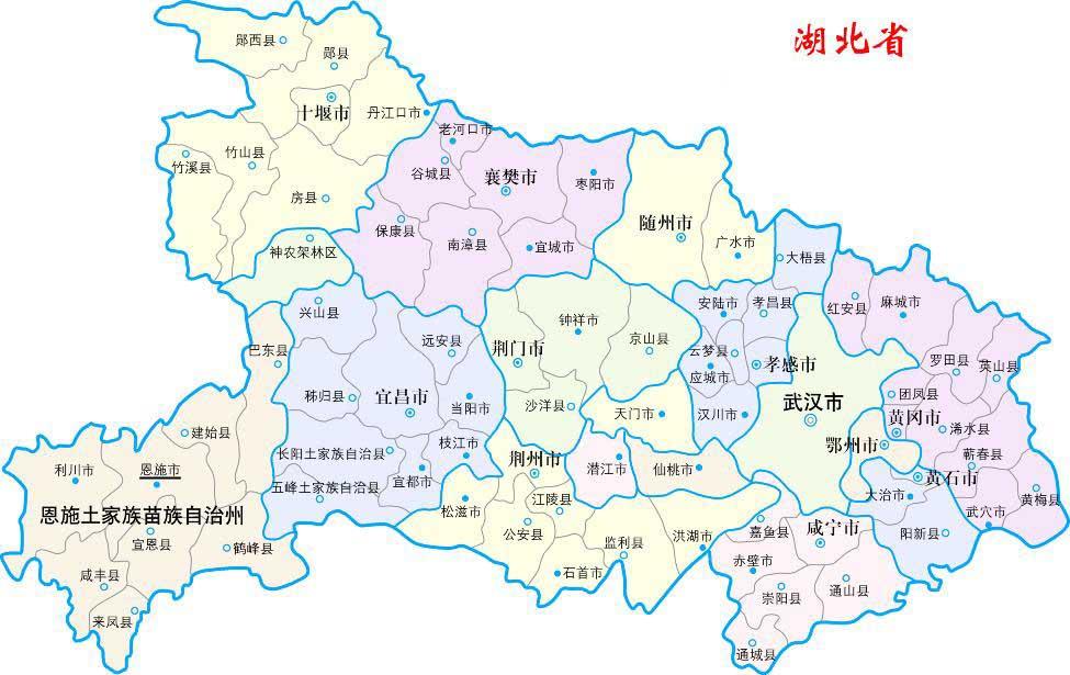 湖北县级市场商圈概览(已开业部分)