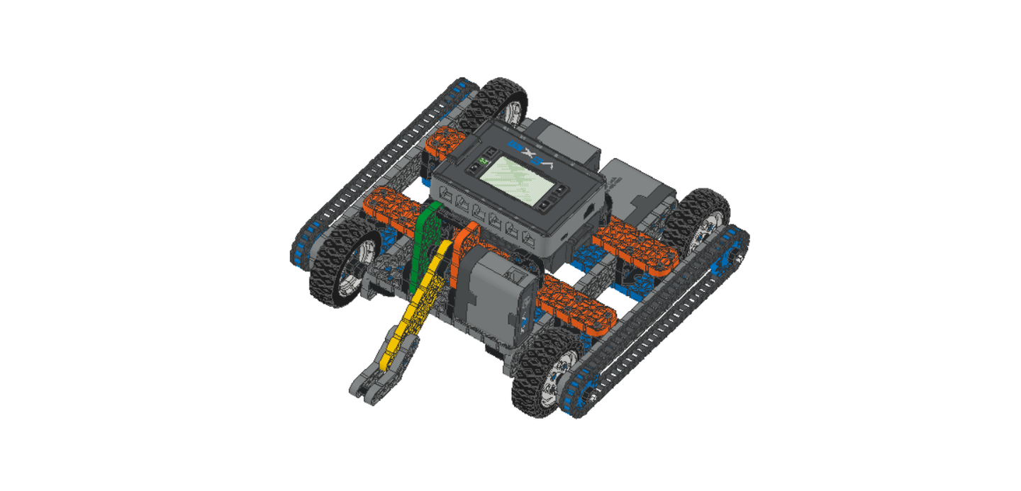 vexiq图形化robotc编程三马达遥控机器人程序