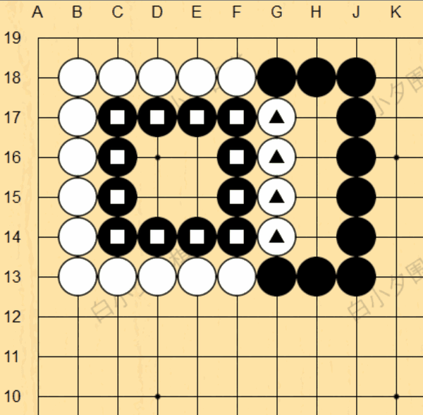 围棋入门知识方四为什么不是4口气