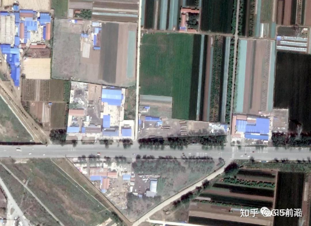 图斑面积arcgis叠加影像面积计算并标注附练习数据下载