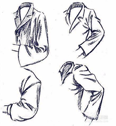 素描半身像衣服褶皱怎么画