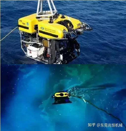 水下机器人分类图析