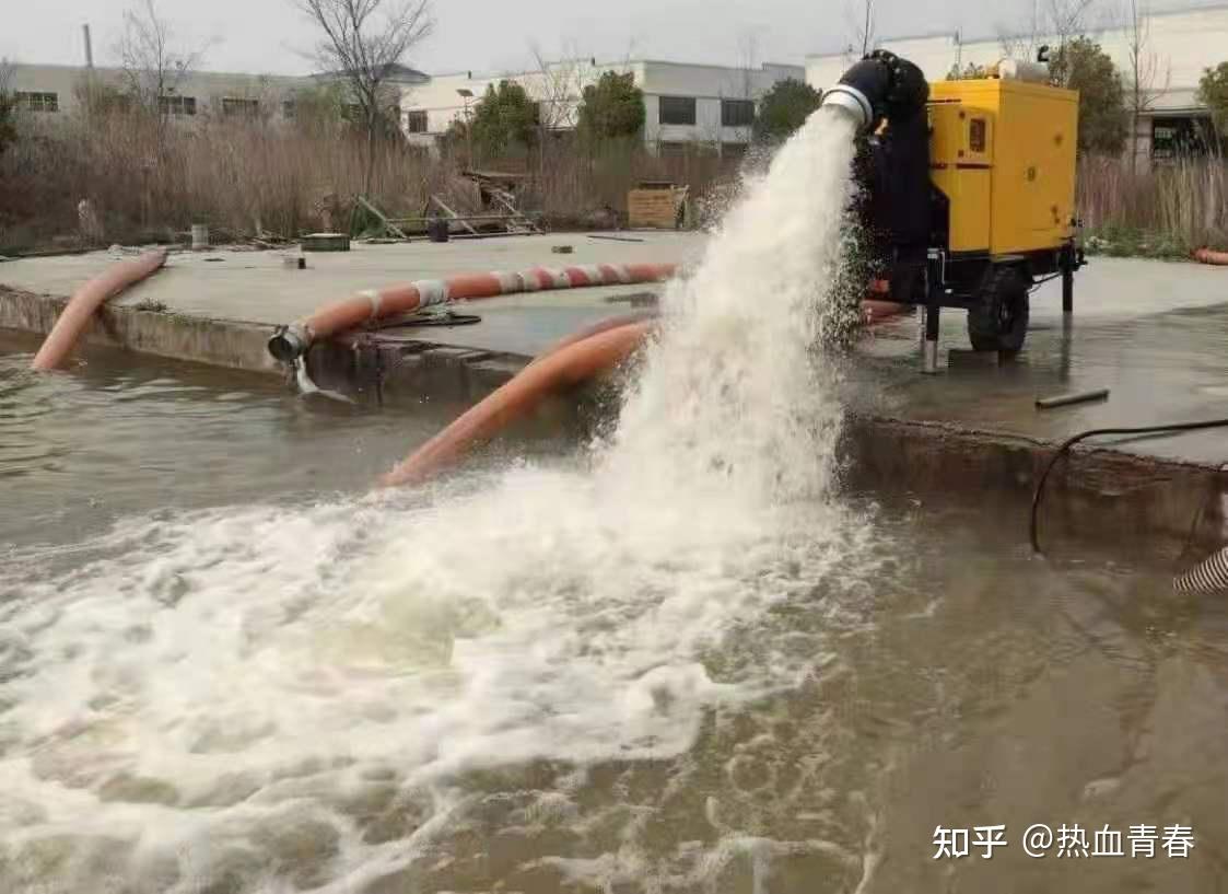 防汛应急1000方柴油水泵龙吸水型