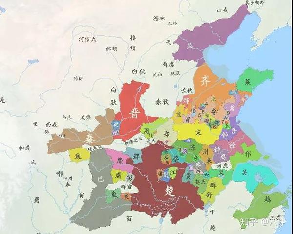 春秋地图(来源:史图馆)
