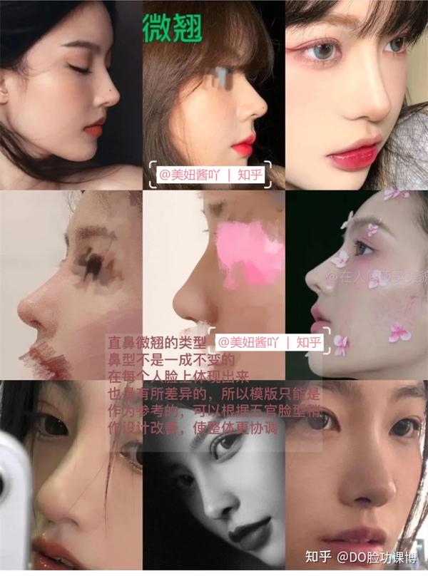 审美分析——鼻型审美之直鼻微翘专家审美功课来咯!