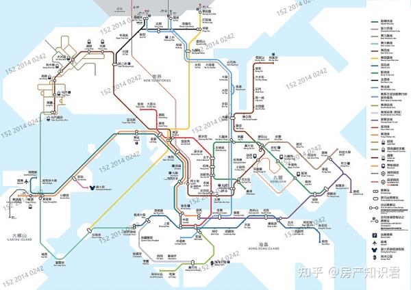 香港地铁 目前,港铁共营运十条铁路线,同时,港铁亦为新界西北区提供