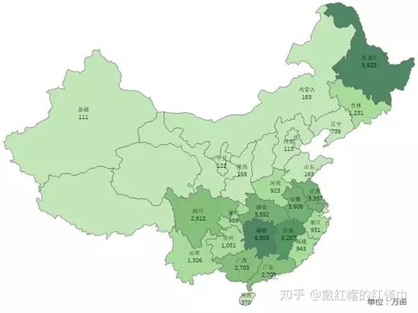 中国各省份主要农作物种植地图(建议收藏)