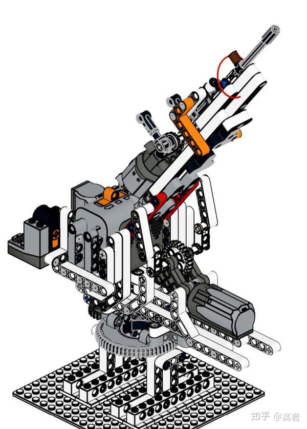 用乐高做一门高射炮