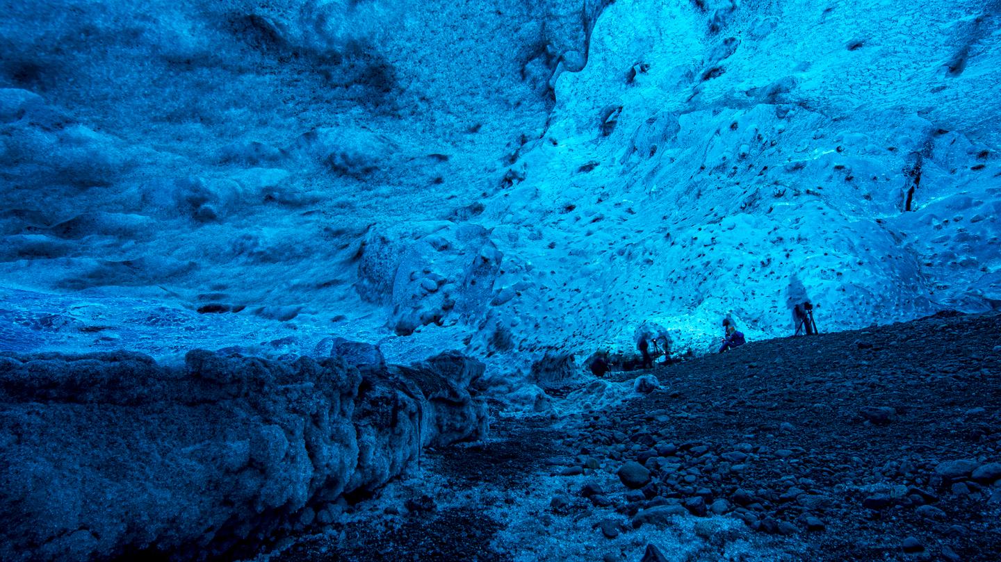 冰岛蓝冰洞
