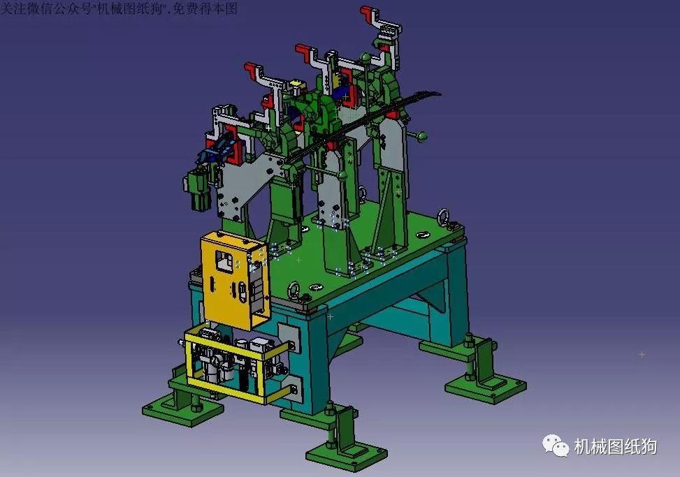 【工程机械】横梁焊接工装夹具设计3d模型图纸 stp格式