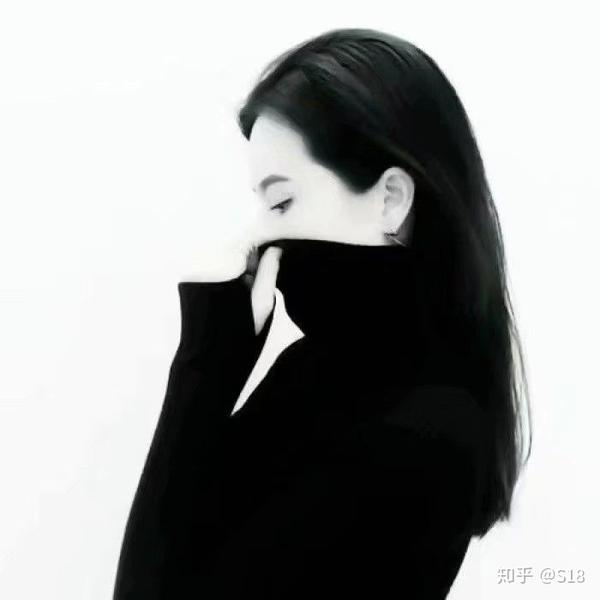 情侣头像黑灰色