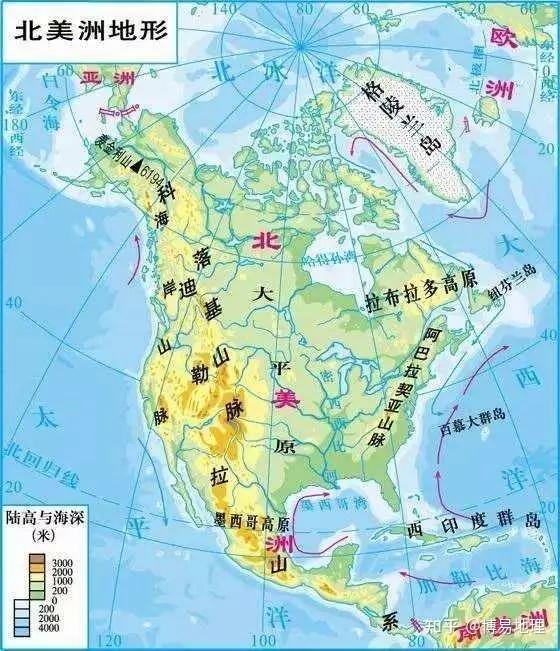 【补充】北美地形对气候的影响