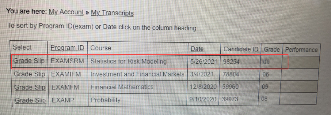 Soa Exam Srm