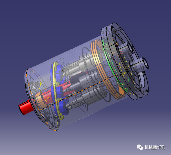 【泵缸阀杆】axial-piston-pump轴向柱塞泵3d数模图纸