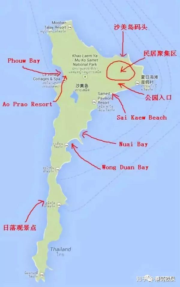 曼谷→岛上 沙美岛(koh samet)身居泰国曼谷东南方的罗勇,拥有全泰国