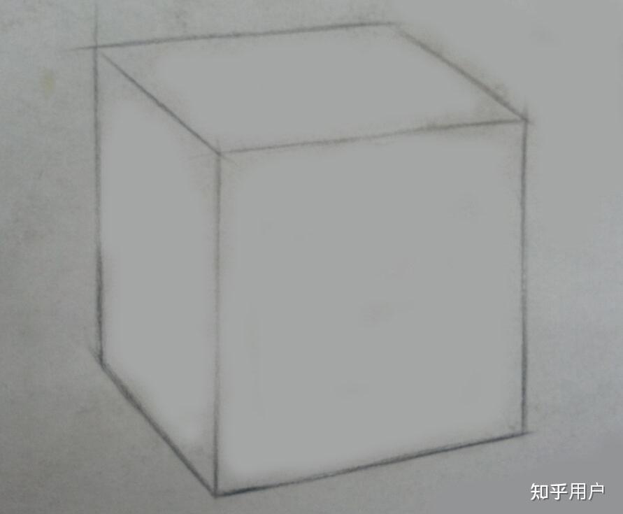 请问这个正方体的透视对吗?