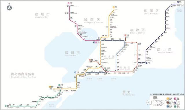 加上之前开通的北段,1号线将是青岛市内最长的地铁线路,全程需要95