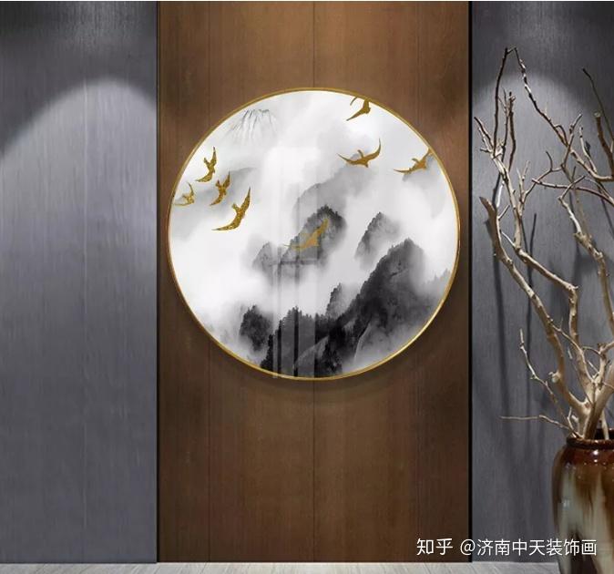 济南中天晶瓷画简约不简单