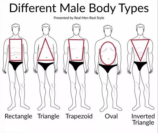 男士体型与女士体型大全,看看你真的了解自己是什么体型吗