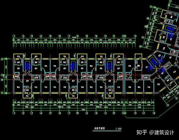 5,最后看结构图:以了解平面图,立面图,剖面图等建筑图与结构图之间的