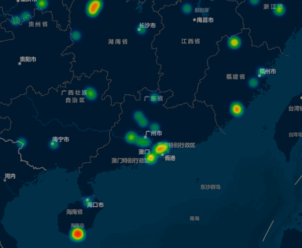 2019国庆黄金周人气旅游景点热力图