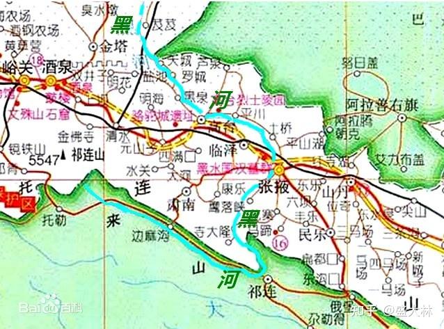 "长河落日圆"中的"长河"解释为黄河,明显说不通,而解释为弱水或流沙河