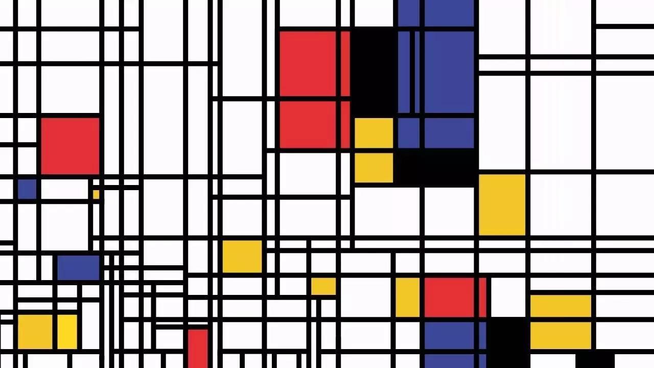 他笔下的红黄蓝彩色方块是设计师们的爱走近蒙德里安