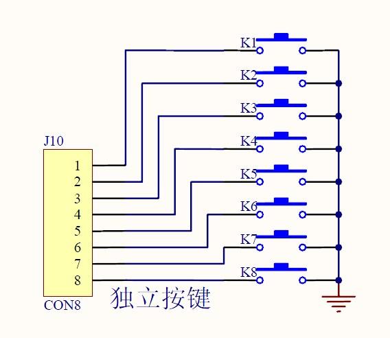 单片机自学5独立按键与矩阵键盘