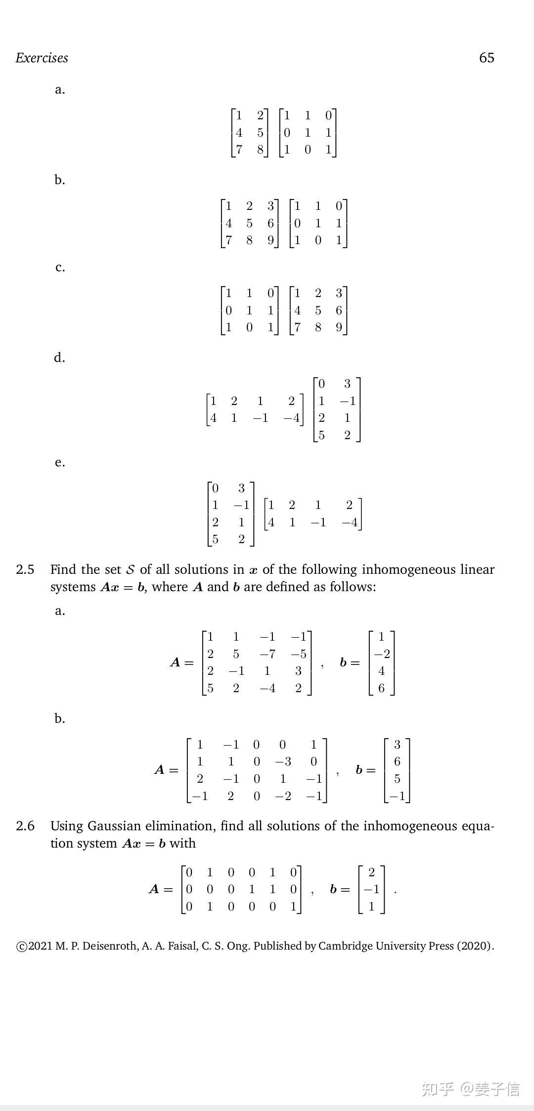 mmlmathematicsformachinelearning习题答案