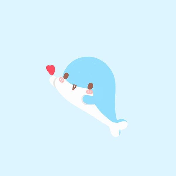 一只小鲸鱼