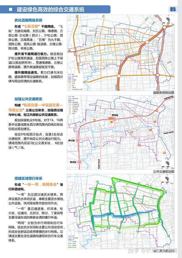 松江区泗泾镇总体规划2035新增区级示范高中保留有轨电车t4t6