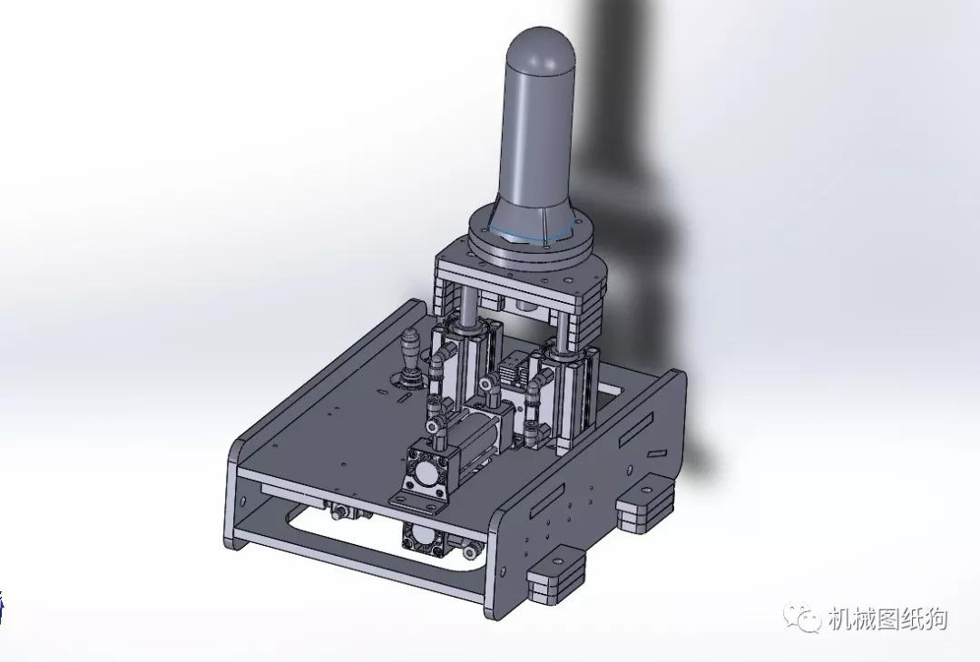 【工程机械】高速气动钻3d模型图纸solidworks设计