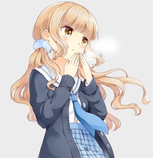 可爱甜美的二次元女生,收到一封充满"爱心"的信封,好期待啊!