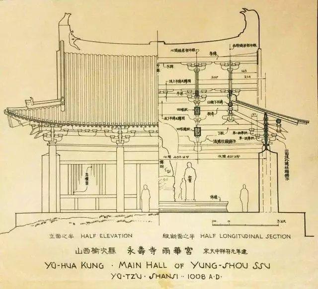 中国古建筑手绘图