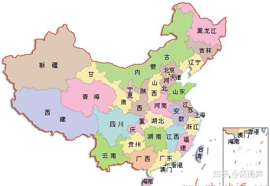 如何巧妙记住中国各个省轮廓及"邻居"?