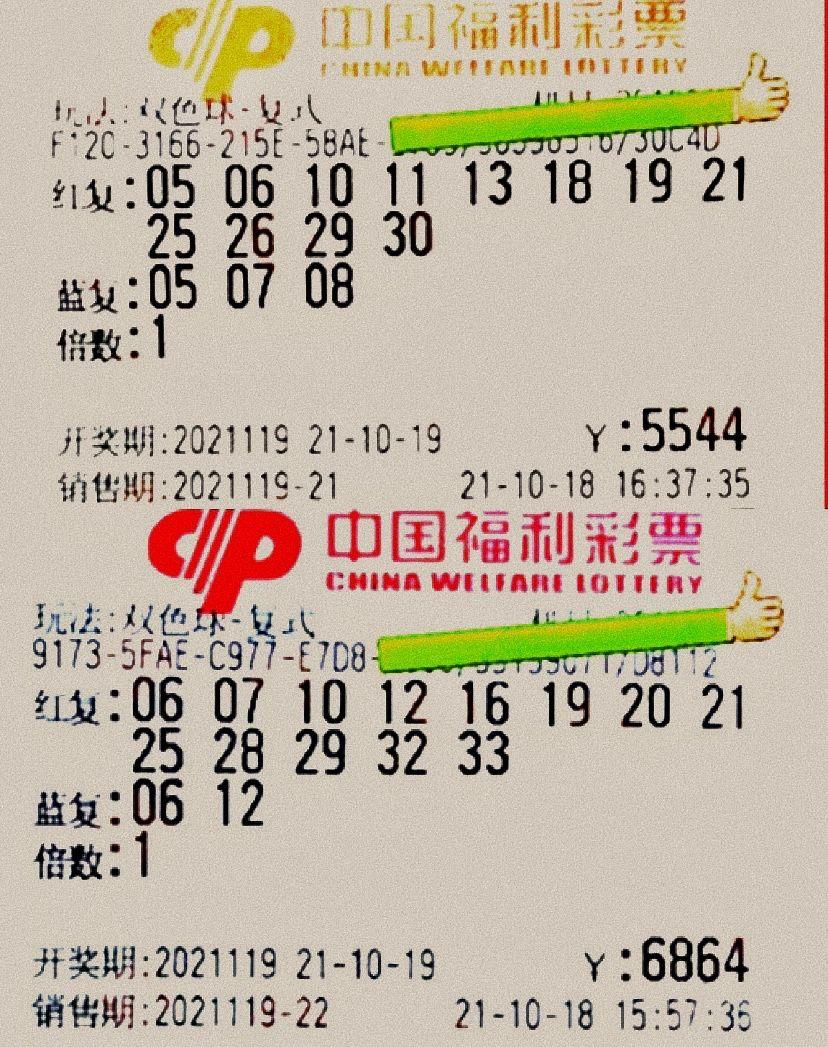 双色球119期晒票161复式投注冲击奖池彩民不太现实