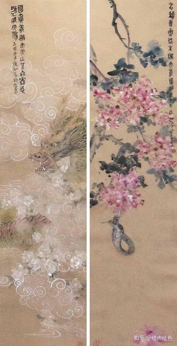 画家张圣强十二生肖系列国画作品