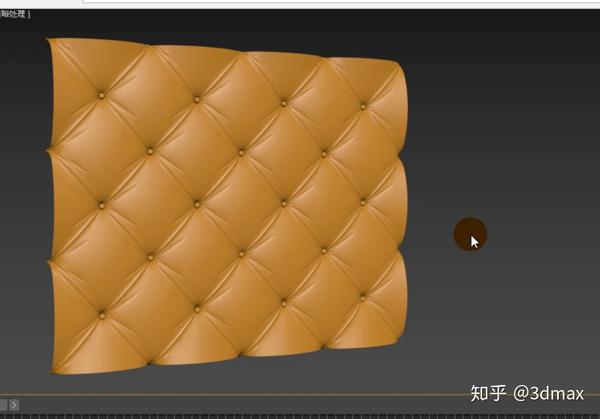 3dmax使用快速切片制作菱形软包